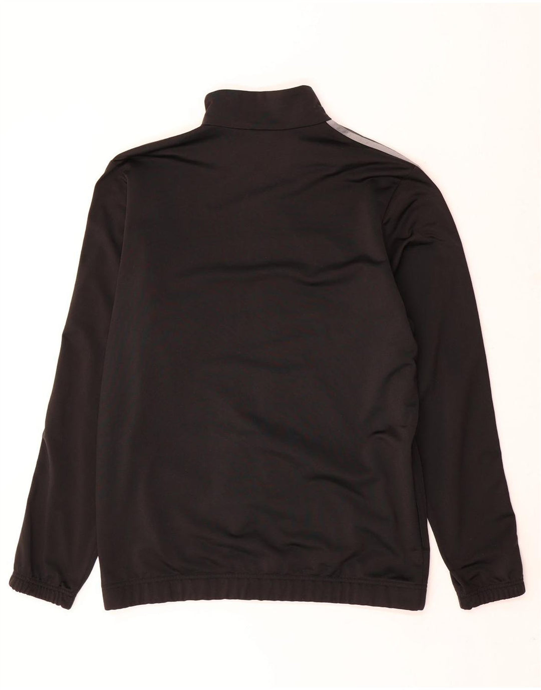 Giacca da tuta da uomo Adidas UK 44/46 Large Nero Colourblock Poliestere