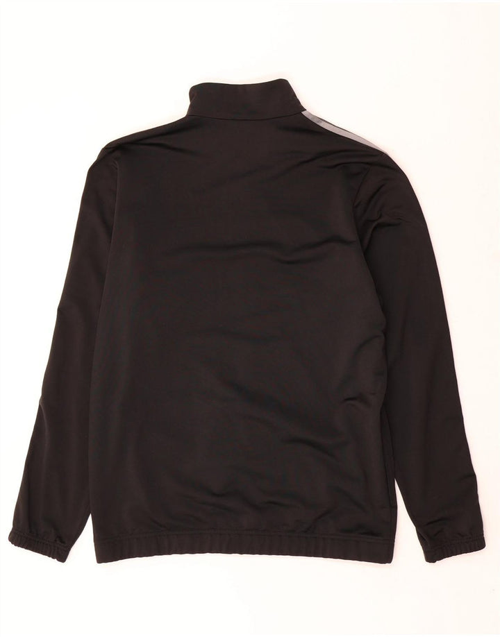 Giacca da tuta da uomo Adidas UK 44/46 Large Nero Colourblock Poliestere