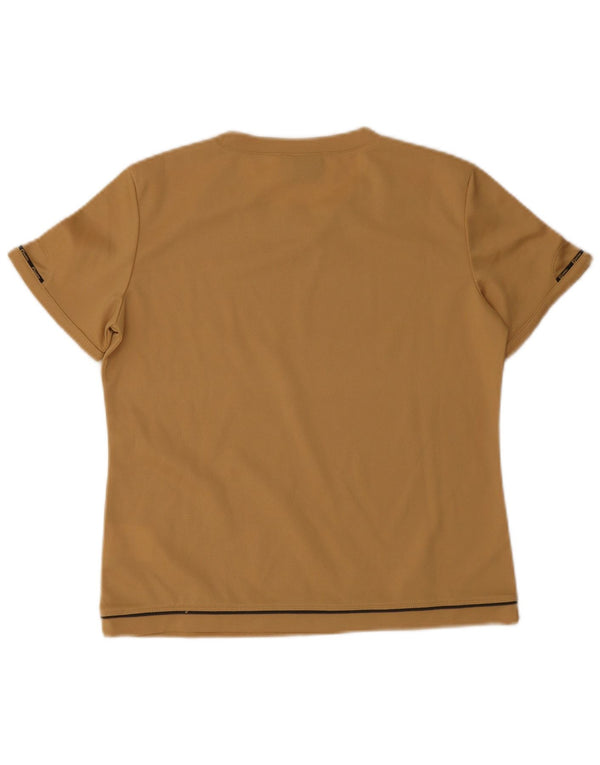 T-shirt da donna Lotto Top UK 14 Large Beige Poliestere
