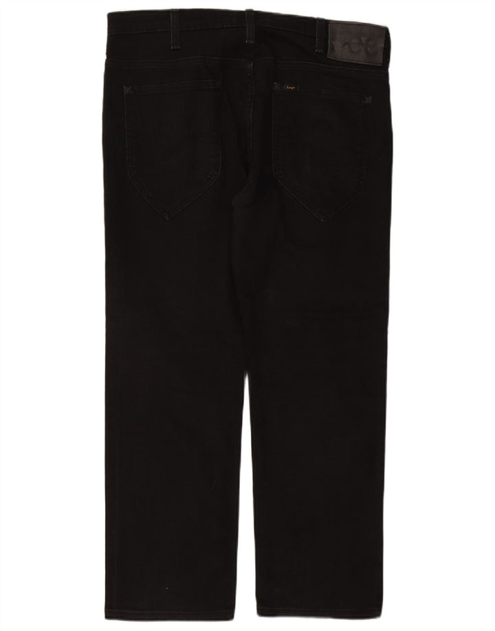 Jeans dritti Macky da uomo LEE W36 L27 cotone nero