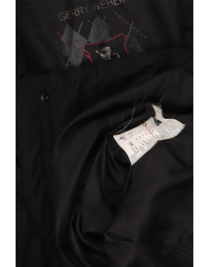 Giacca imbottita da donna Gerry Weber UK 14 grande nera