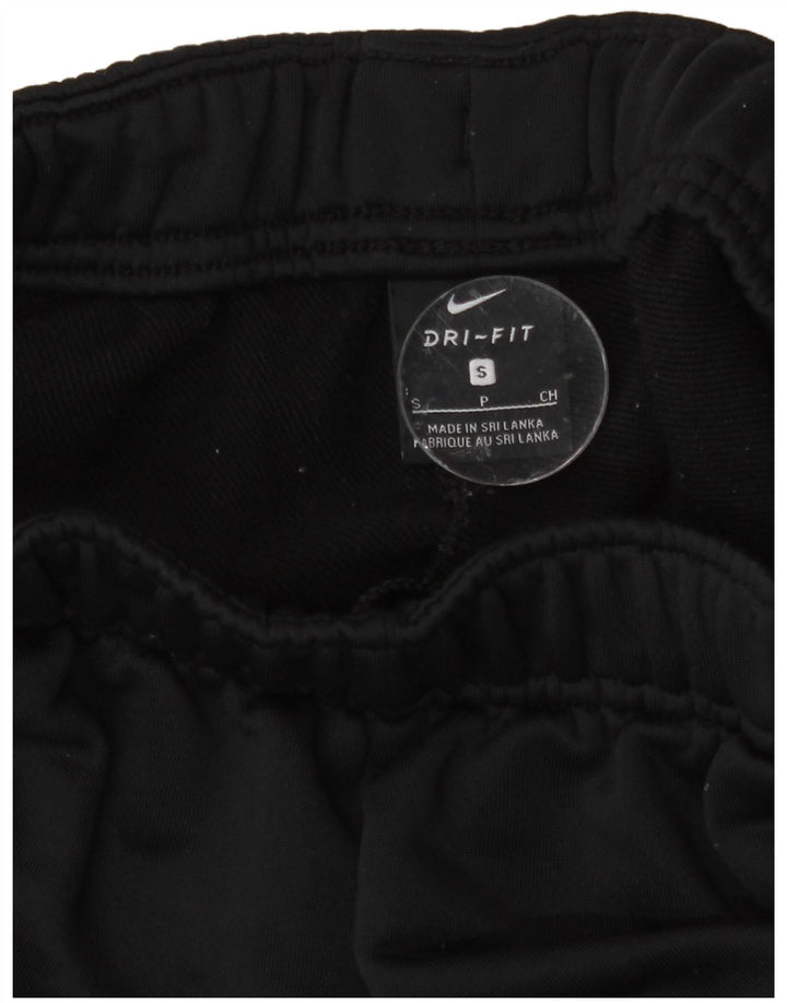 Pantaloni da tuta Nike Dri Fit da donna piccoli in poliestere nero