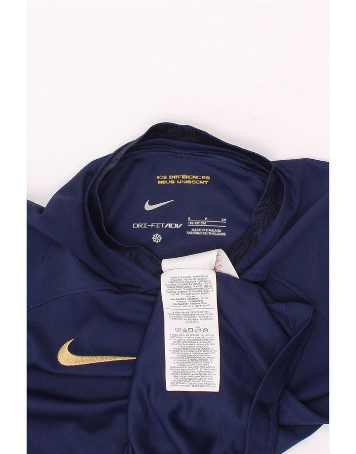 T-shirt da ragazzo Nike Top 8-9 anni piccola blu navy