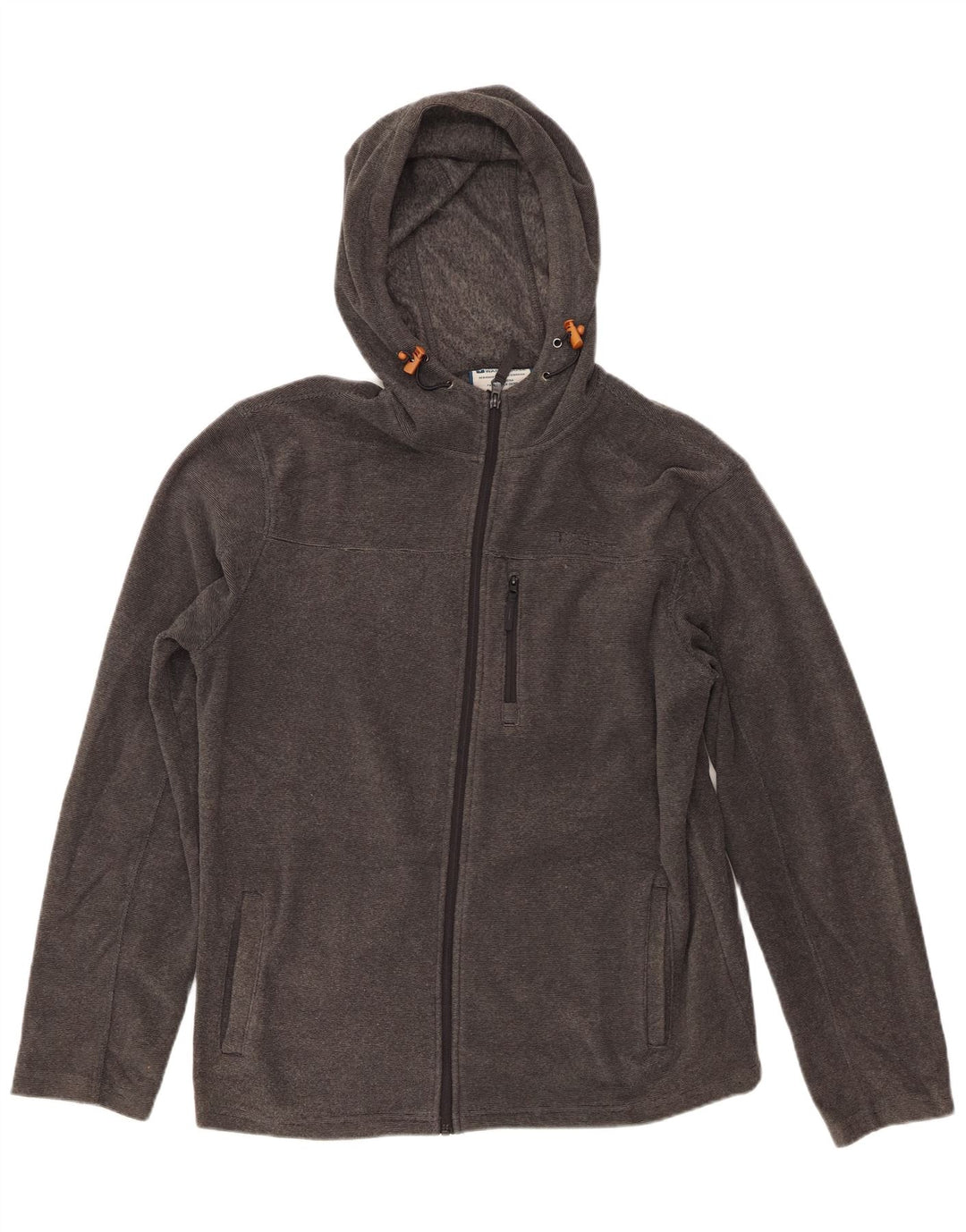 MOUNTAIN WAREHOUSE Maglione con cappuccio e zip da uomo grande poliestere grigio