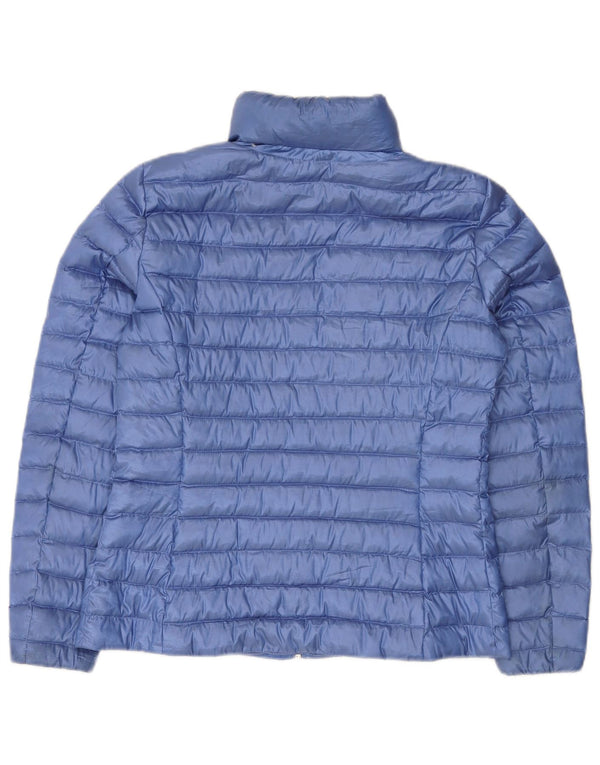 Giacca imbottita da donna Massimo Dutti UK 12 Poliestere blu medio
