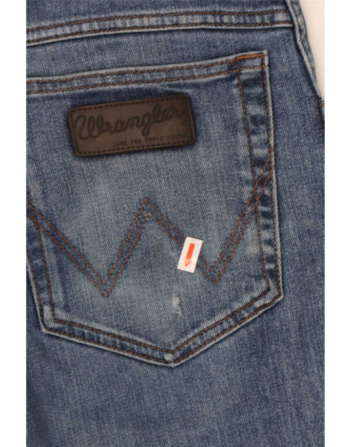 Jeans dritti elasticizzati Texas da uomo Wrangler W34 L32 cotone blu