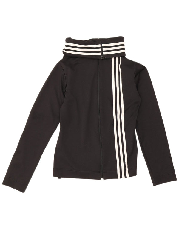 Giacca da tuta da donna Adidas UK 14 Medium Nero Poliestere