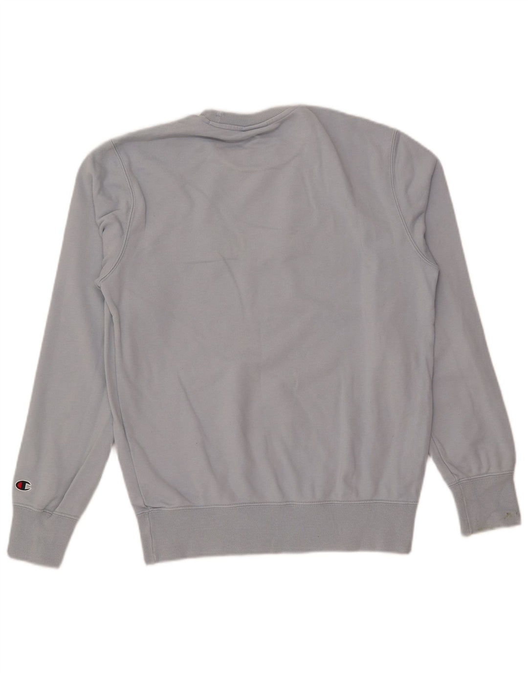 Felpa grafica da uomo Champion, maglione, cotone blu medio