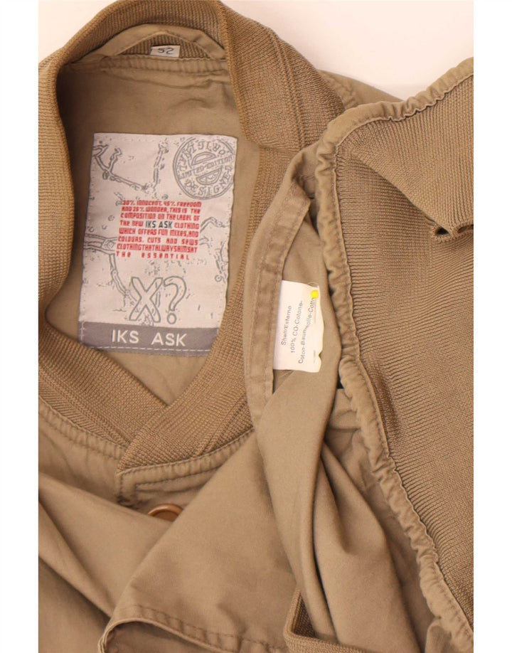 Bomber vintage da uomo IT 52 XL in cotone beige