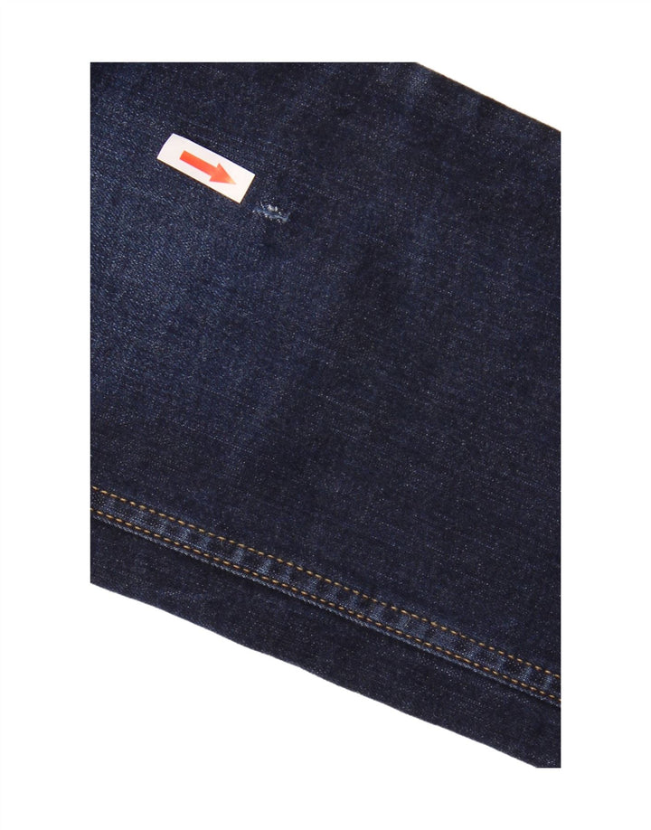 FAT FACE Jeans slim da donna UK 14 Large W34 L29 Cotone blu navy