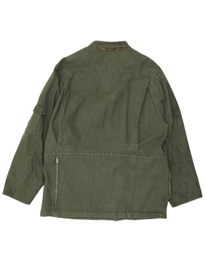 Giacca utility da uomo Rascher EU 56 3XL cotone verde