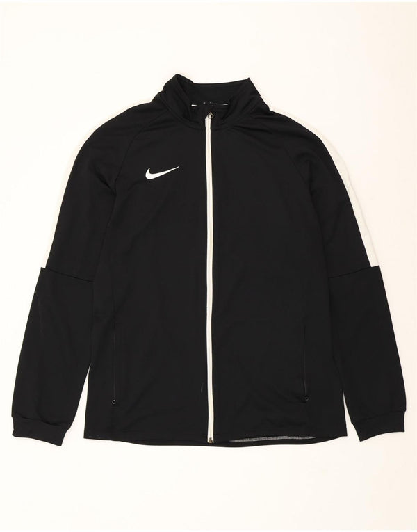 Giacca da tuta NIKE Dri Fit da uomo XL in poliestere color block nero