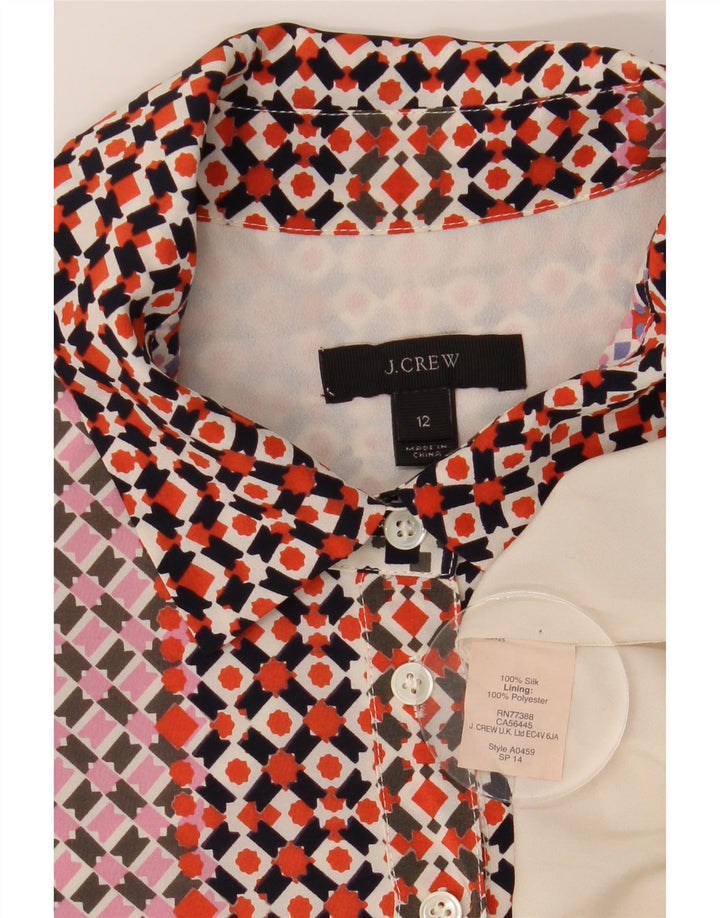 J. CREW Womens Short Sleeve Sheath Dress US 12 Large Multicoloured Vintage J. Crew and Second-Hand J. Crew from Messina Hembry 