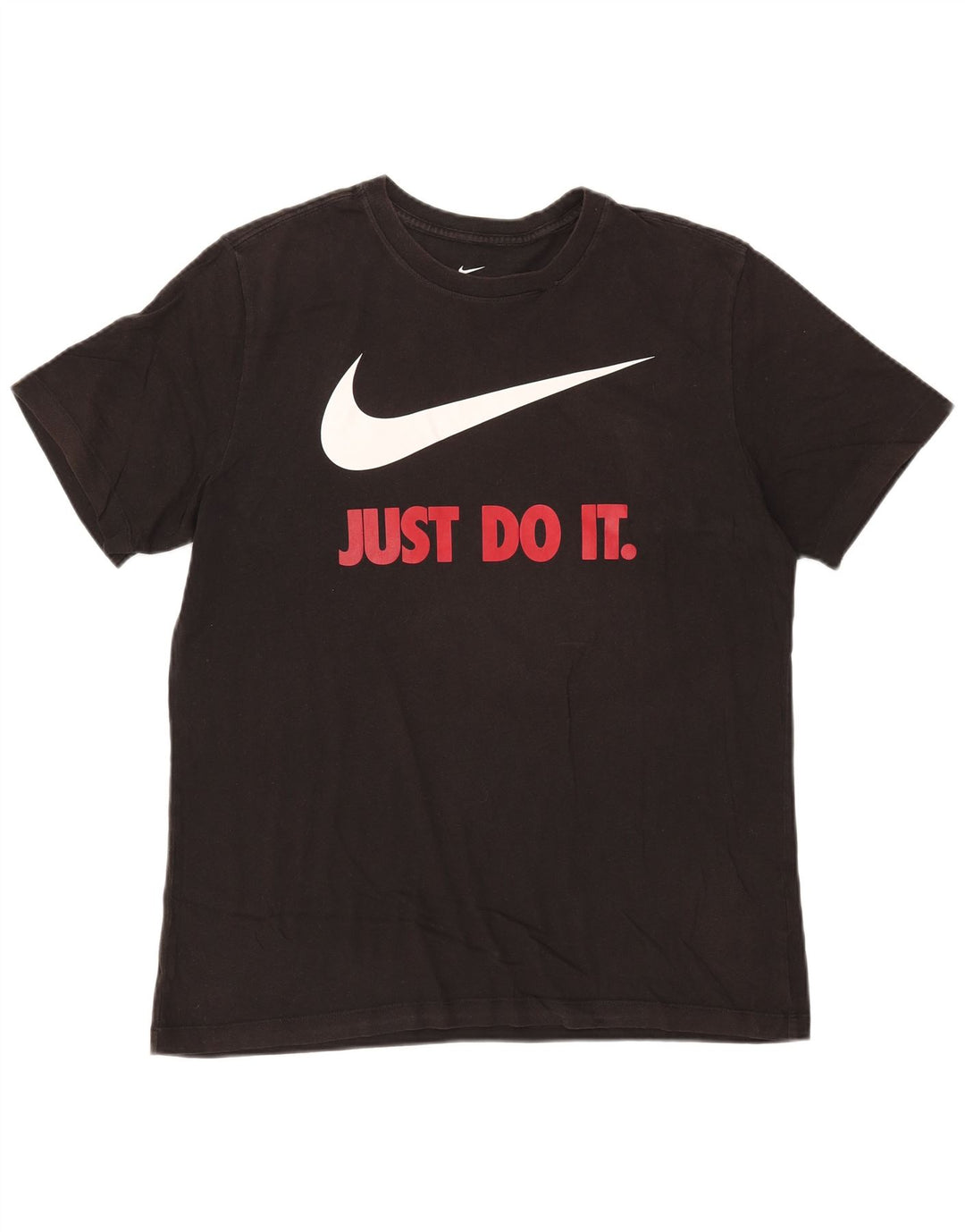 T-shirt grafica da uomo NIKE Top grande in cotone nero