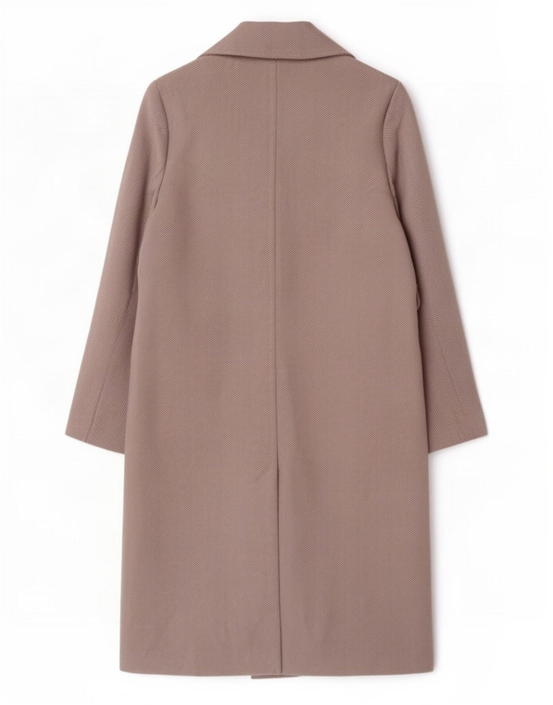 Cappotto da donna Marks & Spencer UK 14 Large Grigio a spina di pesce in poliestere