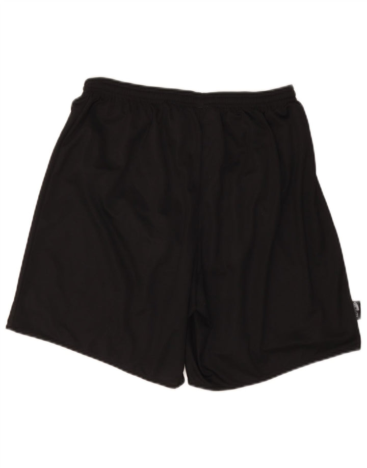 Pantaloncini sportivi da uomo ADIDAS grandi neri in poliestere