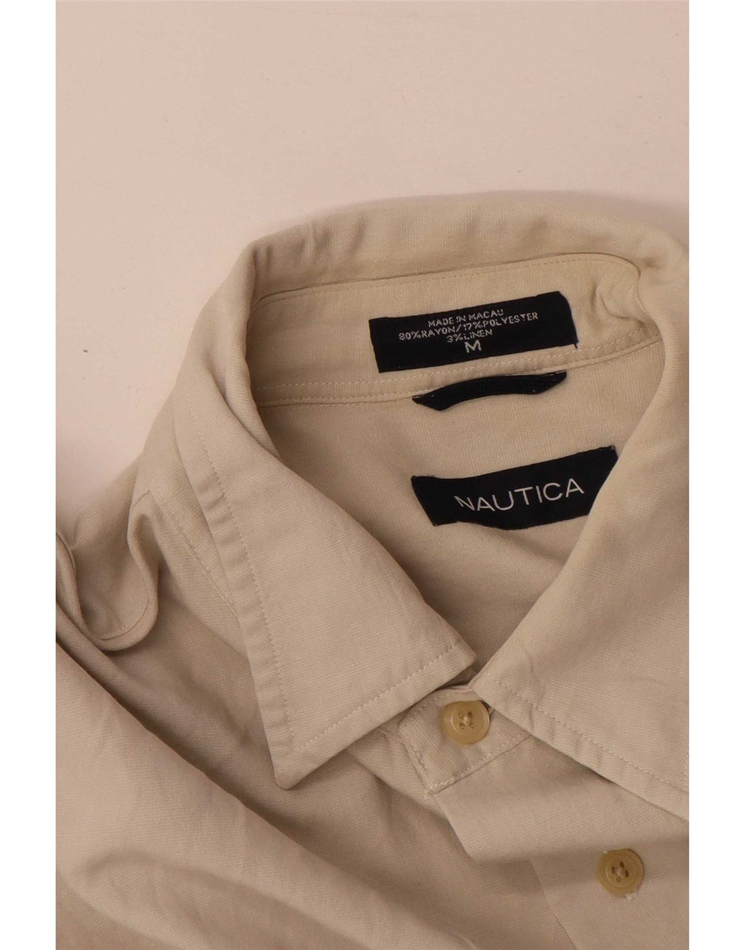 Camicia da uomo Nautica Rayon beige medio