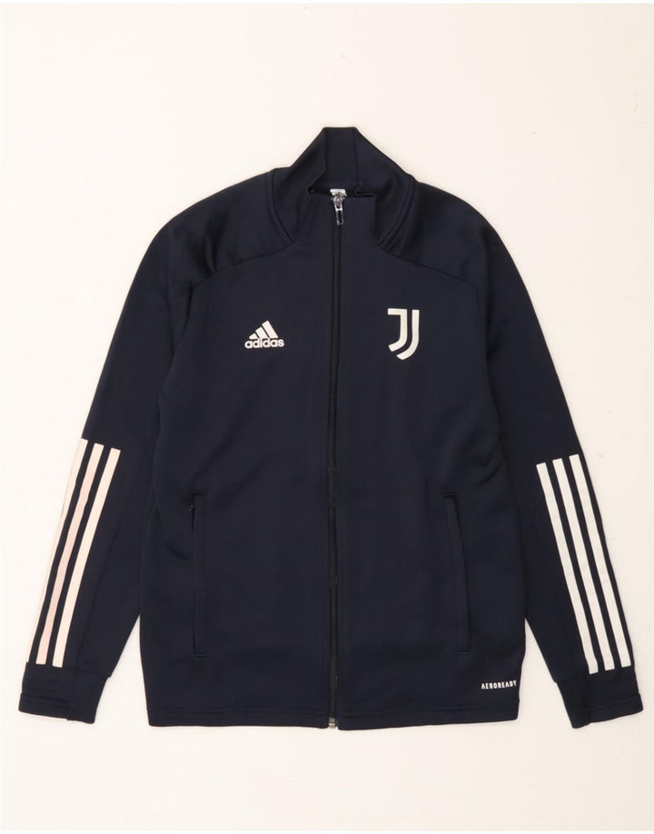 ADIDAS Boys Juventus Tracksuit Top Jacket 11-12 Years  Navy Blue Polyester Vintage Adidas and Second-Hand Adidas from Messina Hembry 