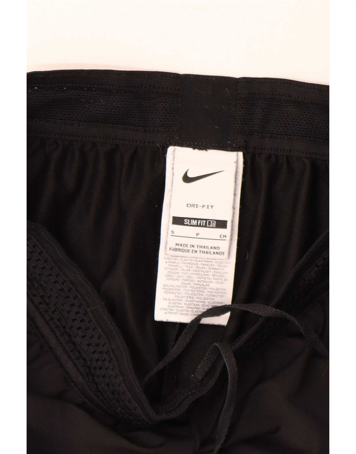 Pantaloni da tuta grafica Nike Dri Fit da uomo Small Black Colourblock