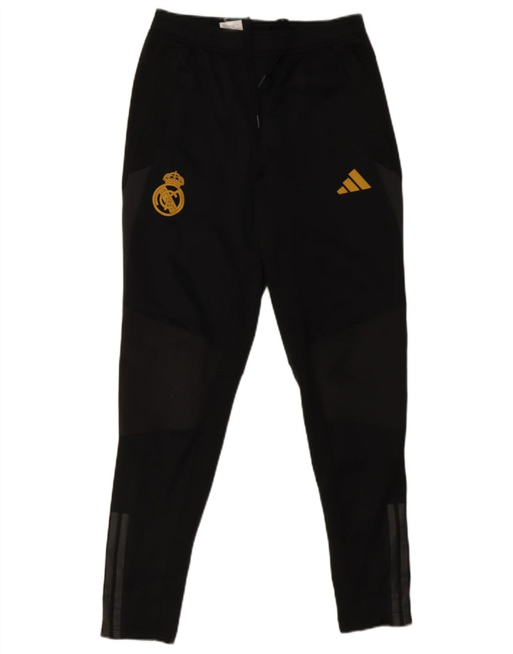 Pantaloni della tuta da uomo Adidas Real Madrid Small Black Colourblock