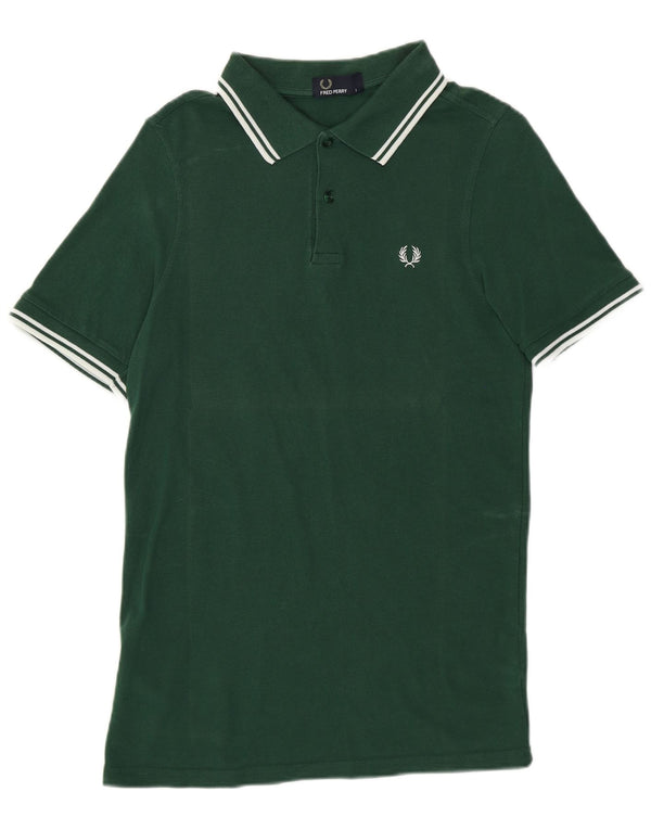 Polo Fred Perry da bambino 13-14 anni piccola in cotone verde