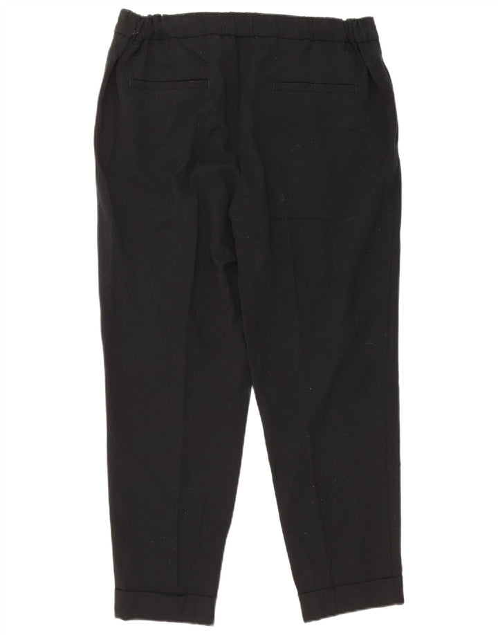 Pantaloni corti slim da donna Marks & Spencer UK 12 medi W30 L25 neri