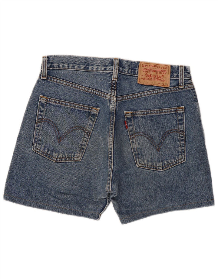 Levi's Uomo 581 Pantaloncini di jeans invecchiati W30 Cotone blu medio