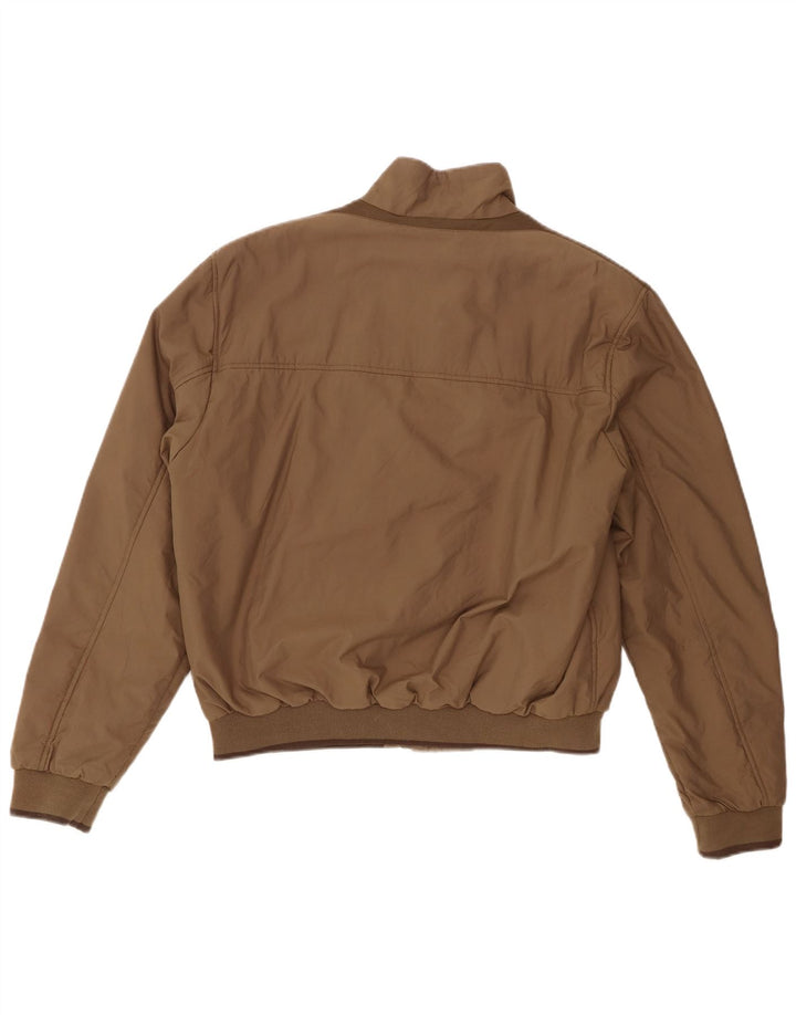 Giubbotto Bomber Geox Uomo Respira IT 50 Large Marrone Poliammide