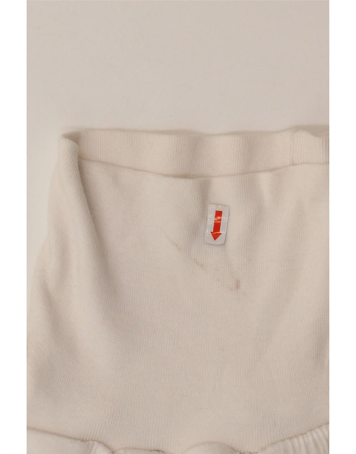 Pantaloni da tuta cargo da donna ADIDAS UK 8 piccoli in cotone bianco