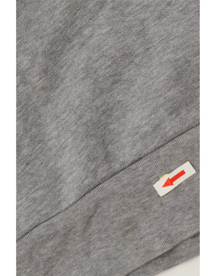 Maglione con cappuccio grafico da uomo Levi's Large in cotone grigio