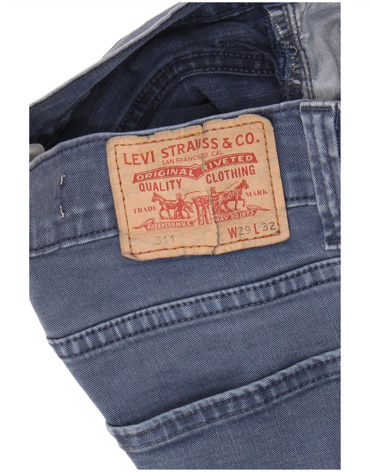 LEVI'S Jeans 511 slim da donna W29 L32 Blu