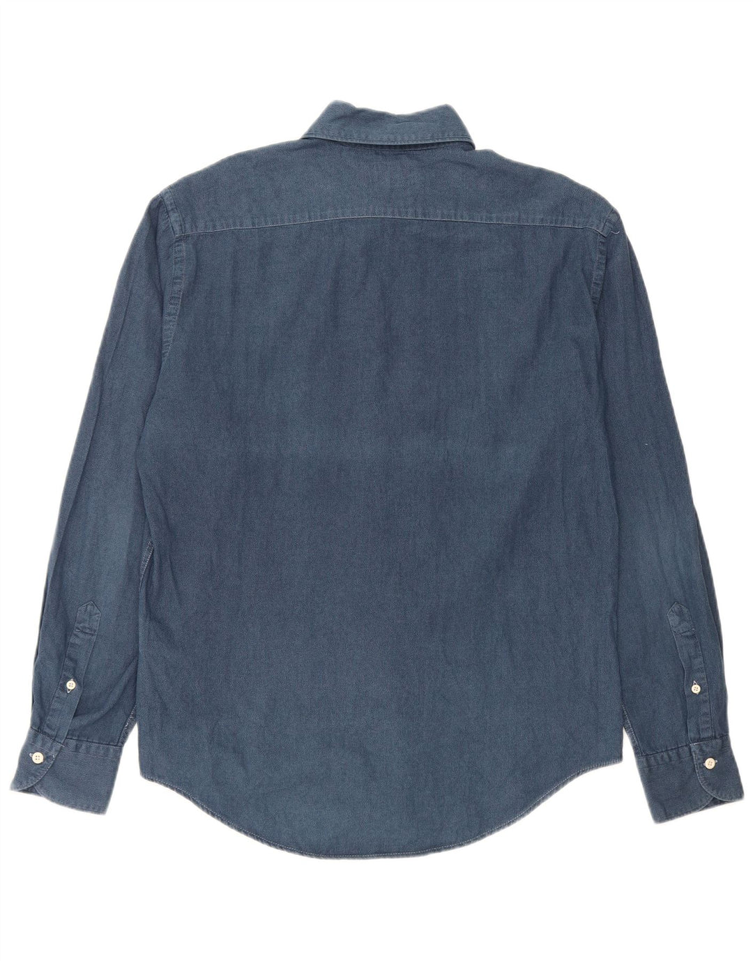 BOOGIE Camicia Milano da uomo Large in cotone maculato blu navy
