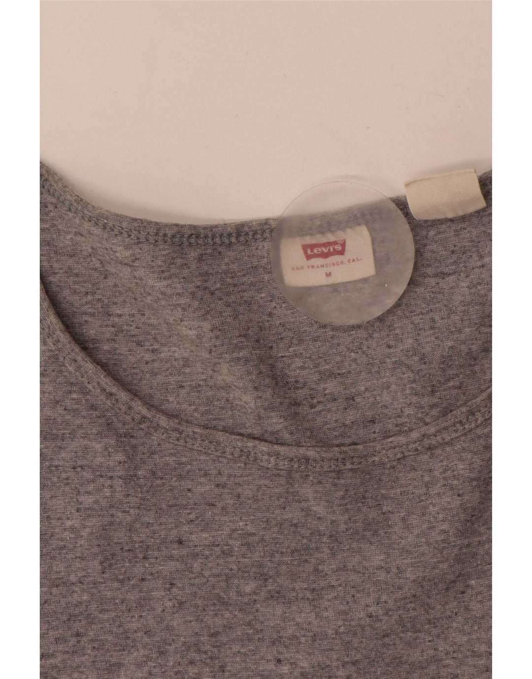T-shirt da donna Levi's Top UK 12 Cotone screziato grigio medio