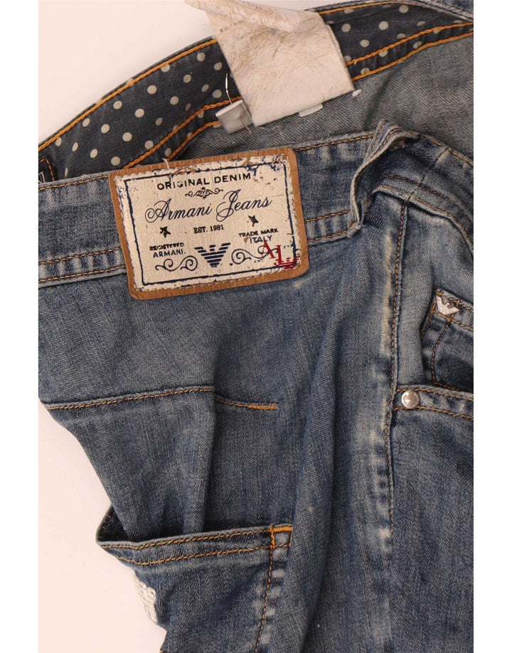 Jeans slim da donna Armani W32 L27 cotone blu