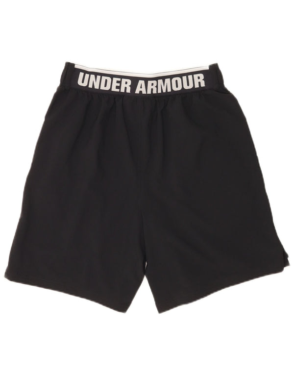 Pantaloncini sportivi grafici da uomo Under Armour medio nero