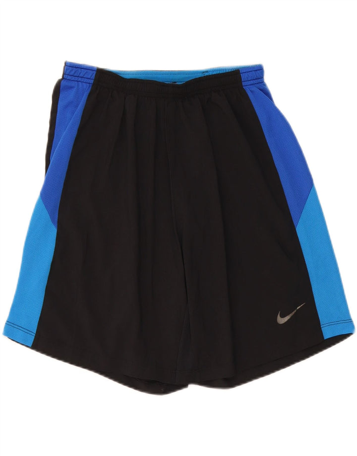 Pantaloncini sportivi Nike Dri Fit da uomo piccoli color block nero