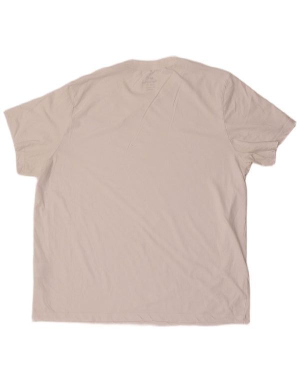 T-shirt da uomo NIKE Dri Fit Top 2XL cotone bianco