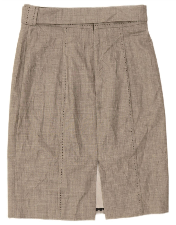 Gonna a tubino da donna Coast UK 14 grande W32 lana grigia
