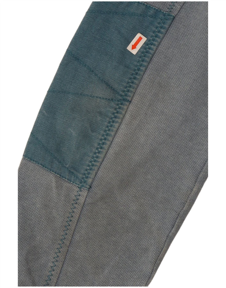 Felpa da uomo con collo con zip Fat Face, maglione grande, cotone blu