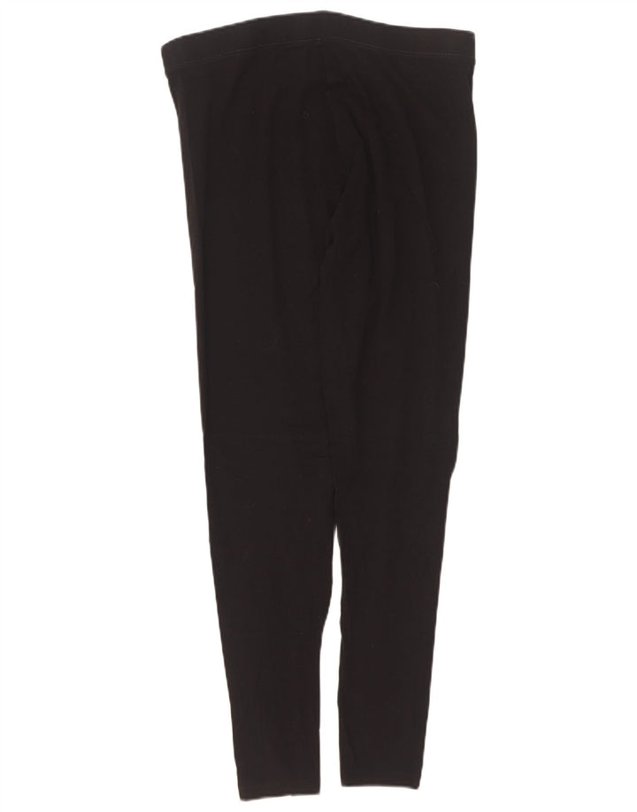 Leggings da donna Marks & Spencer UK 12 cotone nero medio
