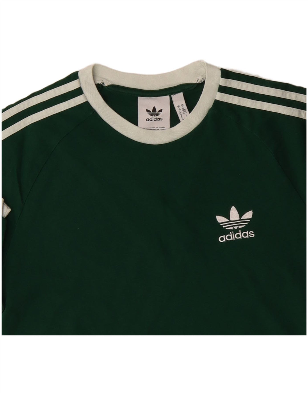 T-shirt ADIDAS da uomo Top piccola in cotone verde