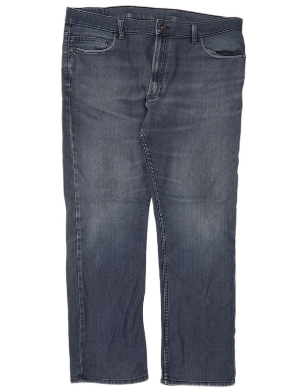 Marks & Spencer Womens Straight Jeans W38 L31 Blue Cotton