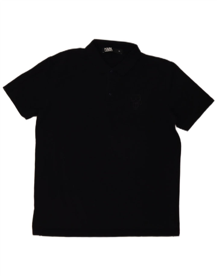 Polo da uomo Karl Lagerfeld XL blu navy