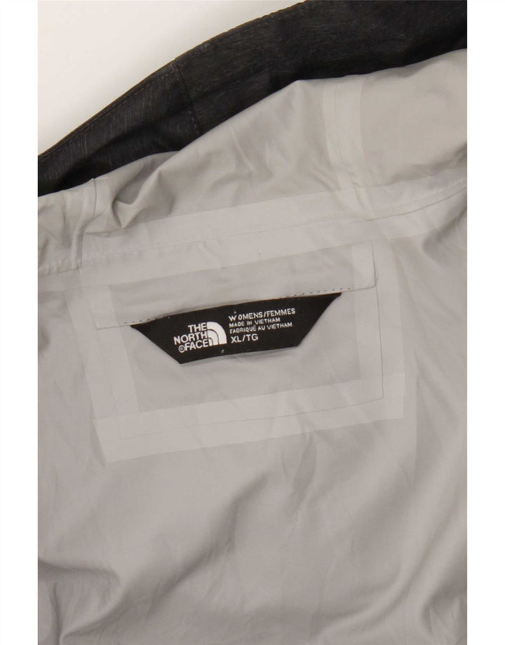 Giacca antipioggia con cappuccio da donna The North Face UK 18 XL Grigia
