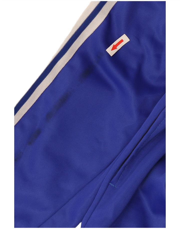 Giacca da ginnastica da uomo Adidas grande in poliestere blu