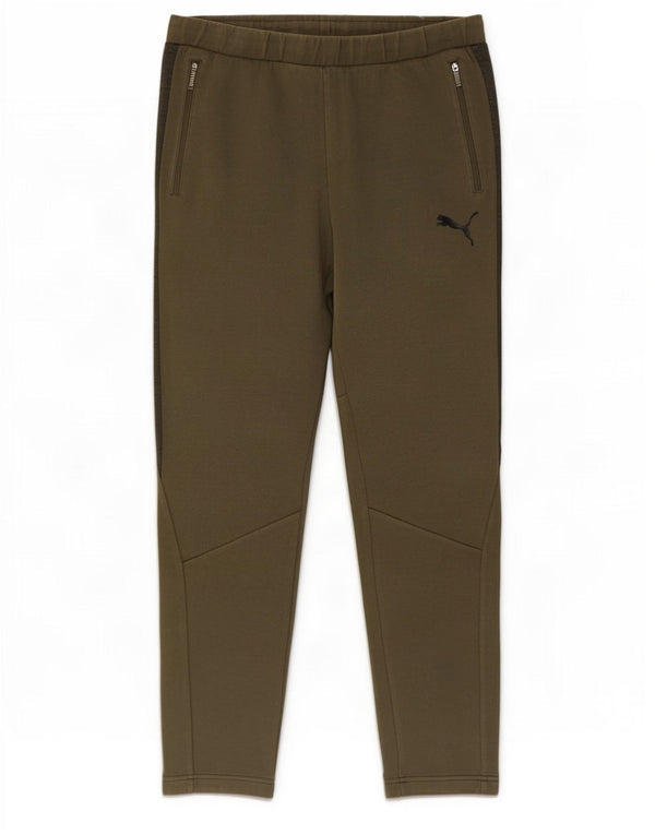 Pantaloni da tuta da uomo Puma Large in cotone kaki
