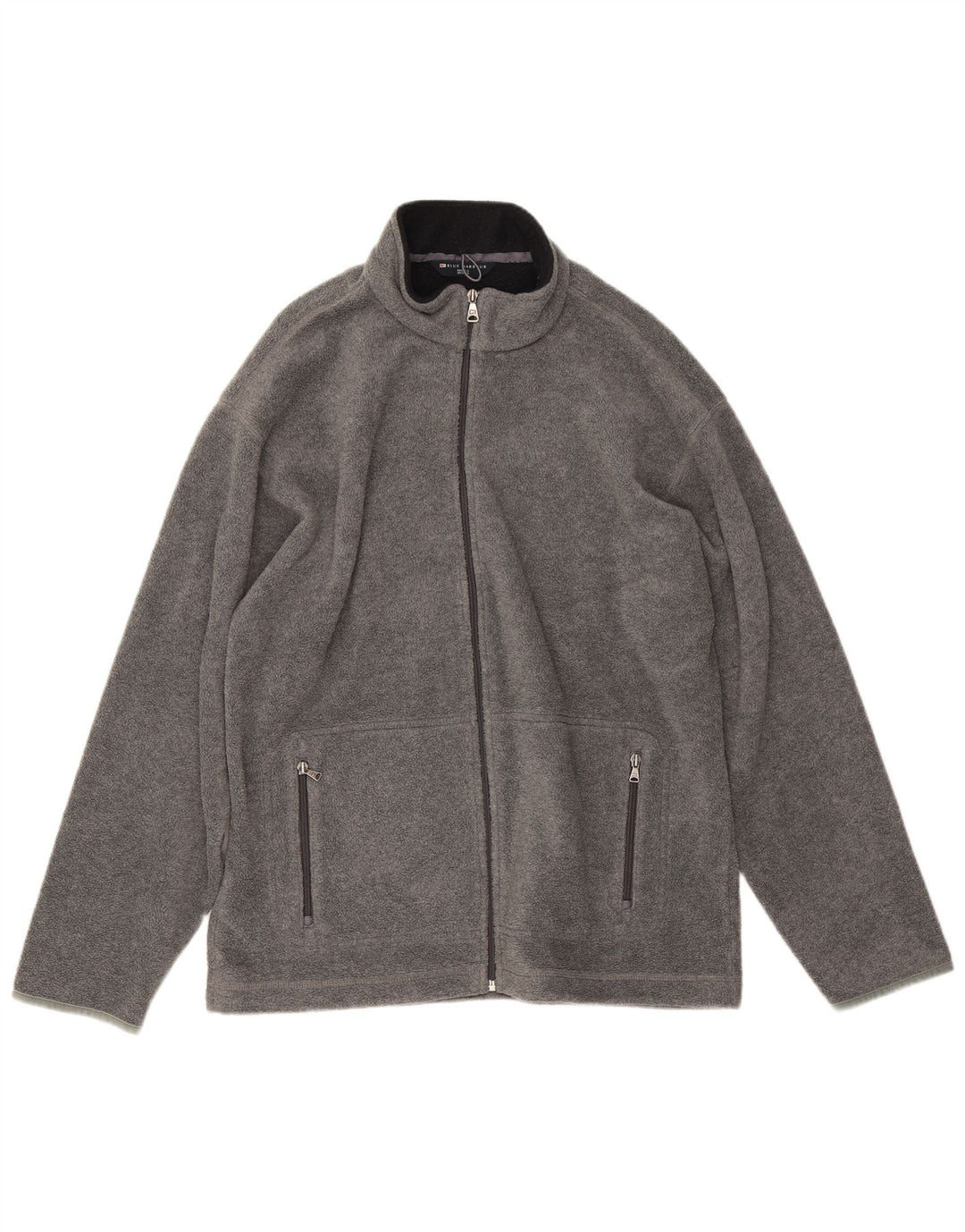 Giacca in pile Marks & Spencer da uomo blu Harbour UK 38 Poliestere grigio medio
