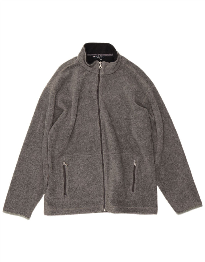Giacca in pile Marks & Spencer da uomo blu Harbour UK 38 Poliestere grigio medio