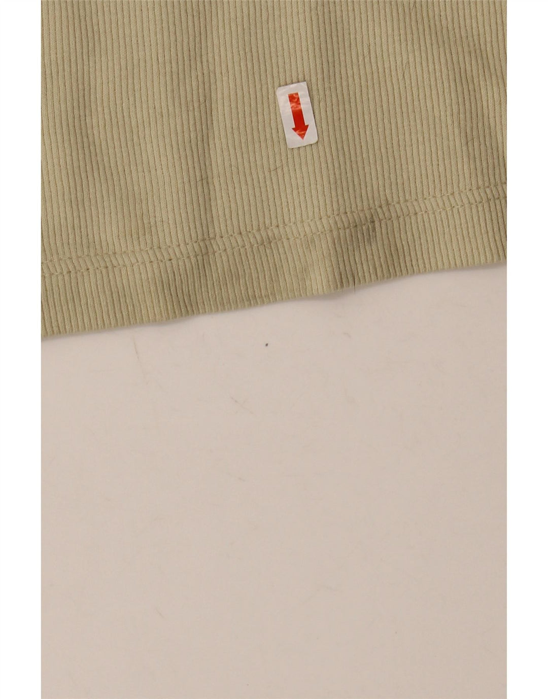 CHAMPION Mens Top Long Sleeve Large Beige Cotton