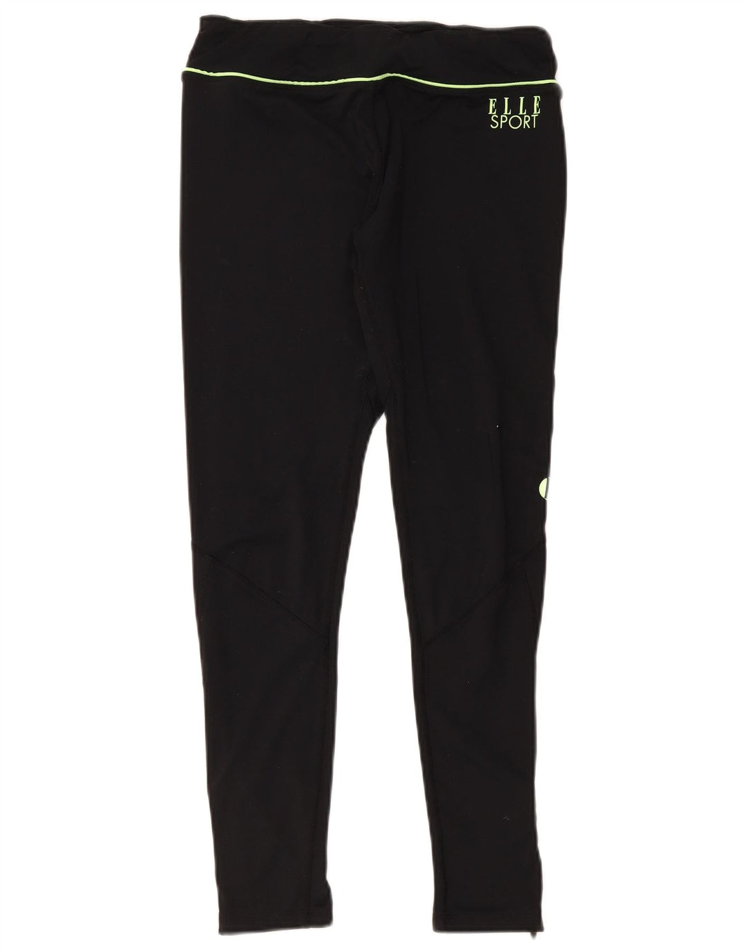 Leggings grafici da donna Elle Sport UK 14 poliestere nero medio
